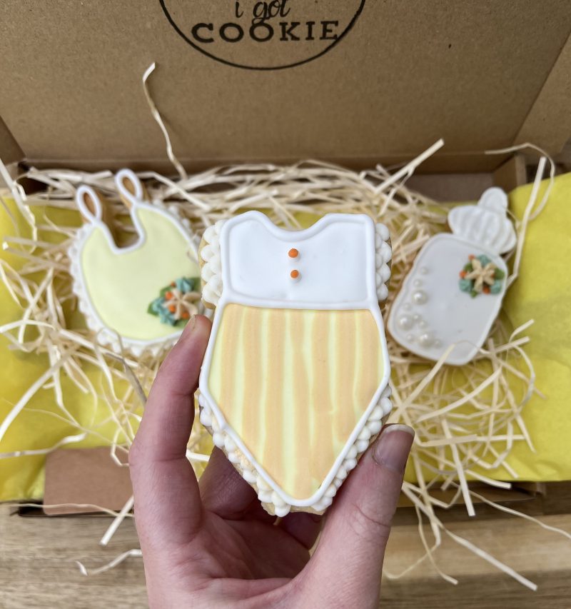 New Baby Cookie Box