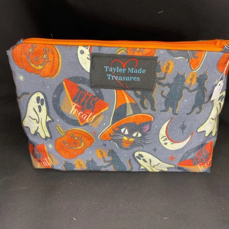 Halloween, horror makeup zipped bag, accessories bag, wash bag, medicine bag, travel makeup bag