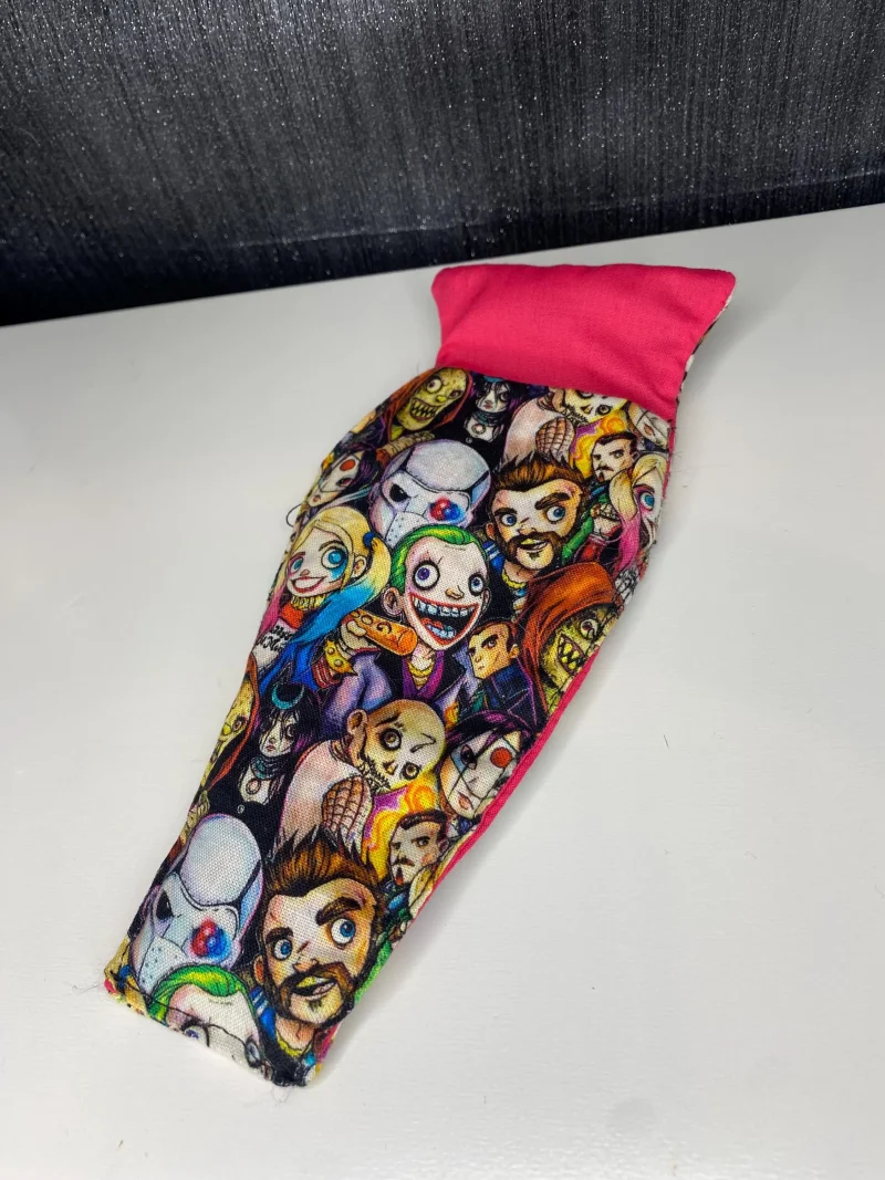 Coffin glasses case, soft padded glasses case, reading glasses pouch, spectacles case, fabric glasse