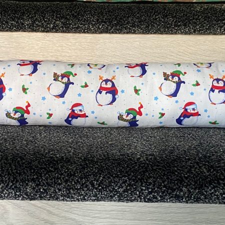 Draught excluder, eco friendly, door cushion, energy saving, cozy home decor, Christmas decor