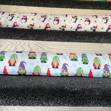 Draught excluder, eco friendly, door cushion, energy saving, cozy home decor, Christmas decor