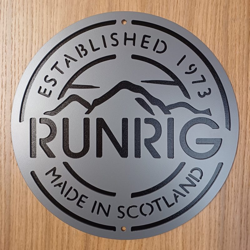 Steel Runrig Plaque