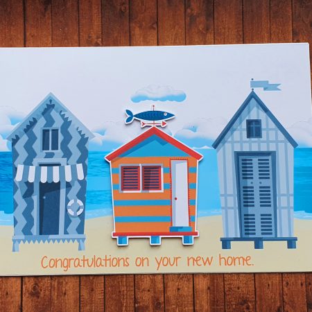 Handcrafted New Home greeting card