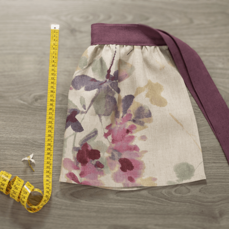 Girl Handmade Linen Apron, Retro Style, is perfect for cooking, play, present, photo sessions
