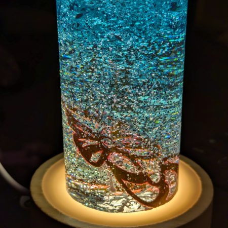 Stunning blue and clear Christmas light