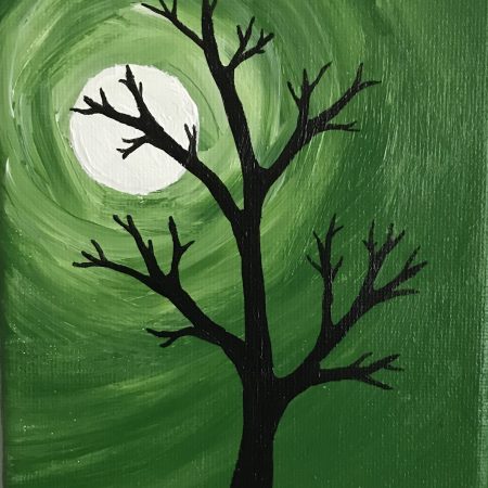 We Three Trees (Tree Trio) | Original Acrylic Abstract Painting