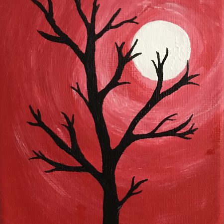 We Three Trees (Tree Trio) | Original Acrylic Abstract Painting