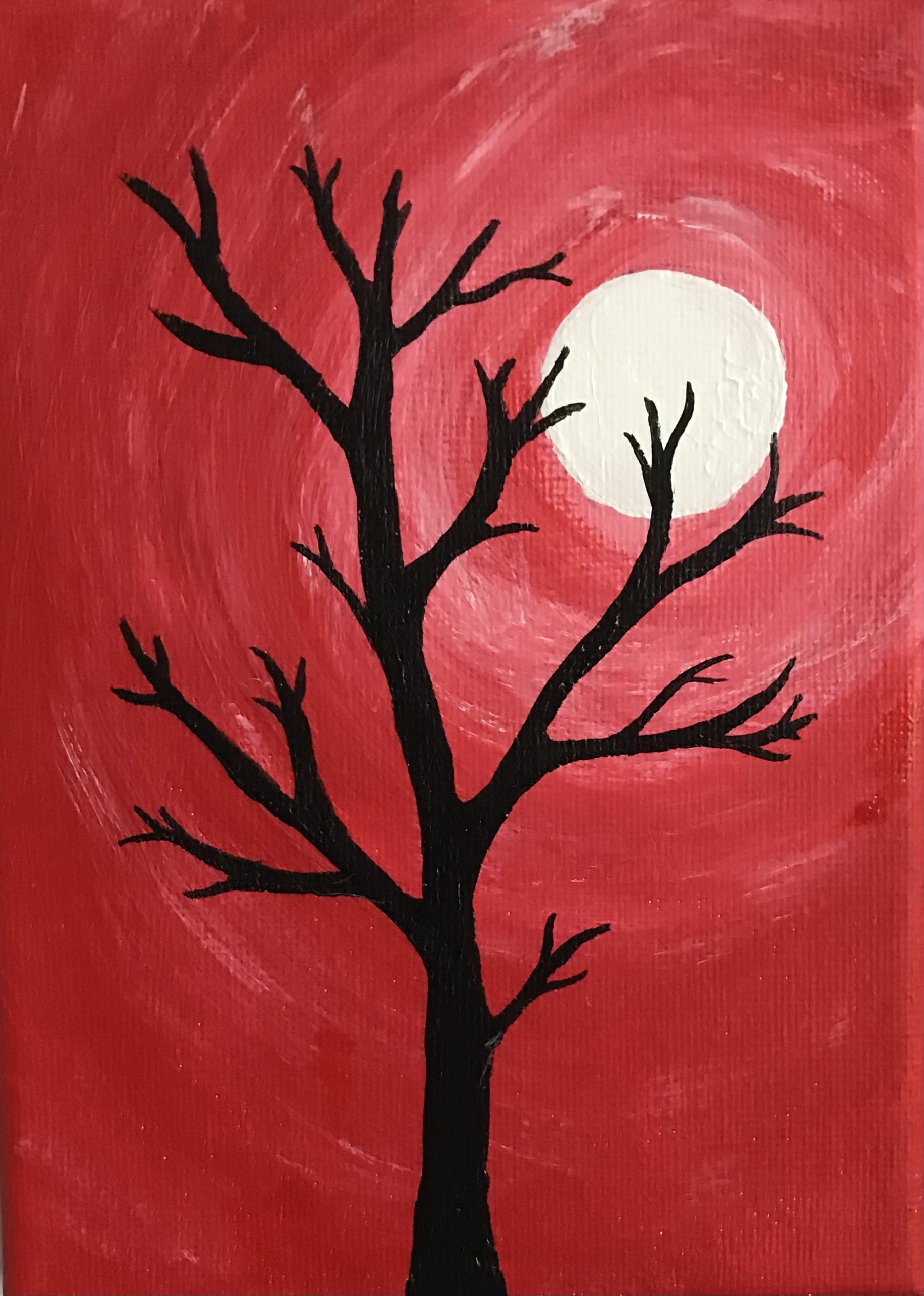 We Three Trees (Tree Trio) | Original Acrylic Abstract Painting