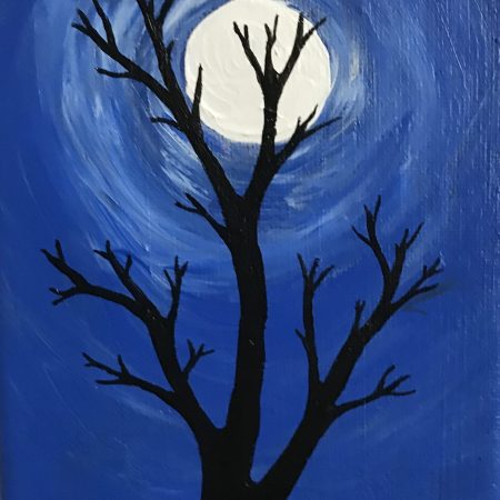 We Three Trees (Tree Trio) | Original Acrylic Abstract Painting