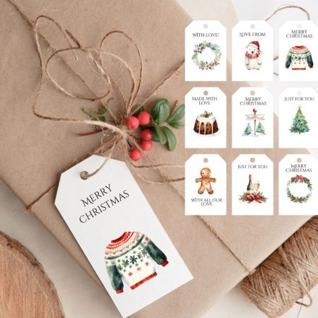 Instant Digital Download - Christmas Gift Tags Option 1