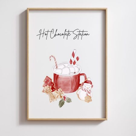 Digital Download - Hot Chocolate Station A4 size