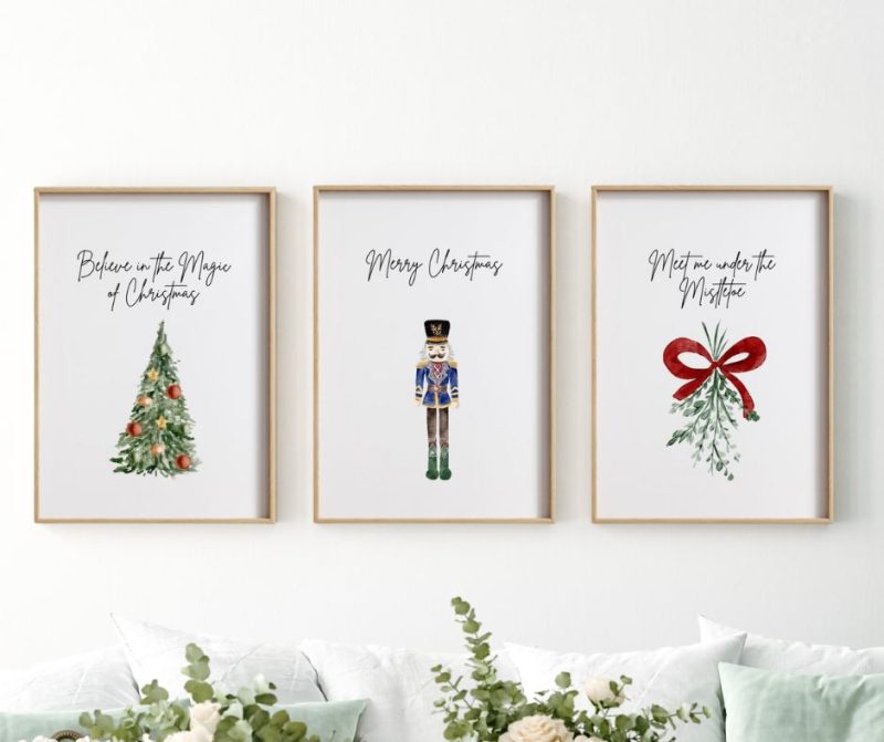 Digital Download A4 Print - Merry Christmas Nutcracker