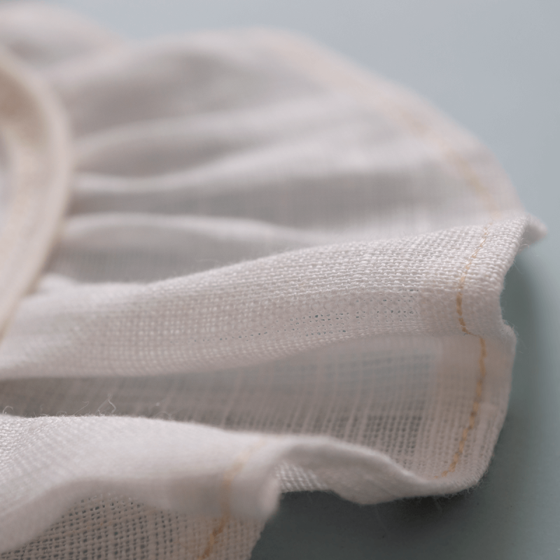 Linen baby bib and handkerchief | Baby Gift for Special Occasions – UK Handmade