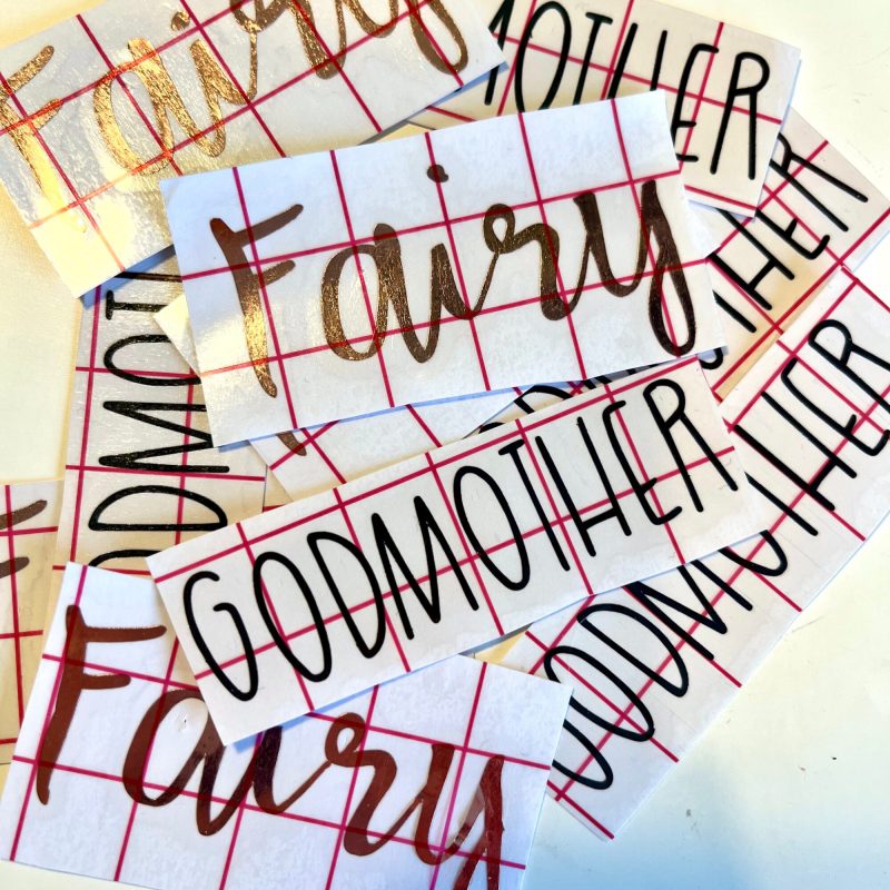 Fairy Godmother Vinyl Label
