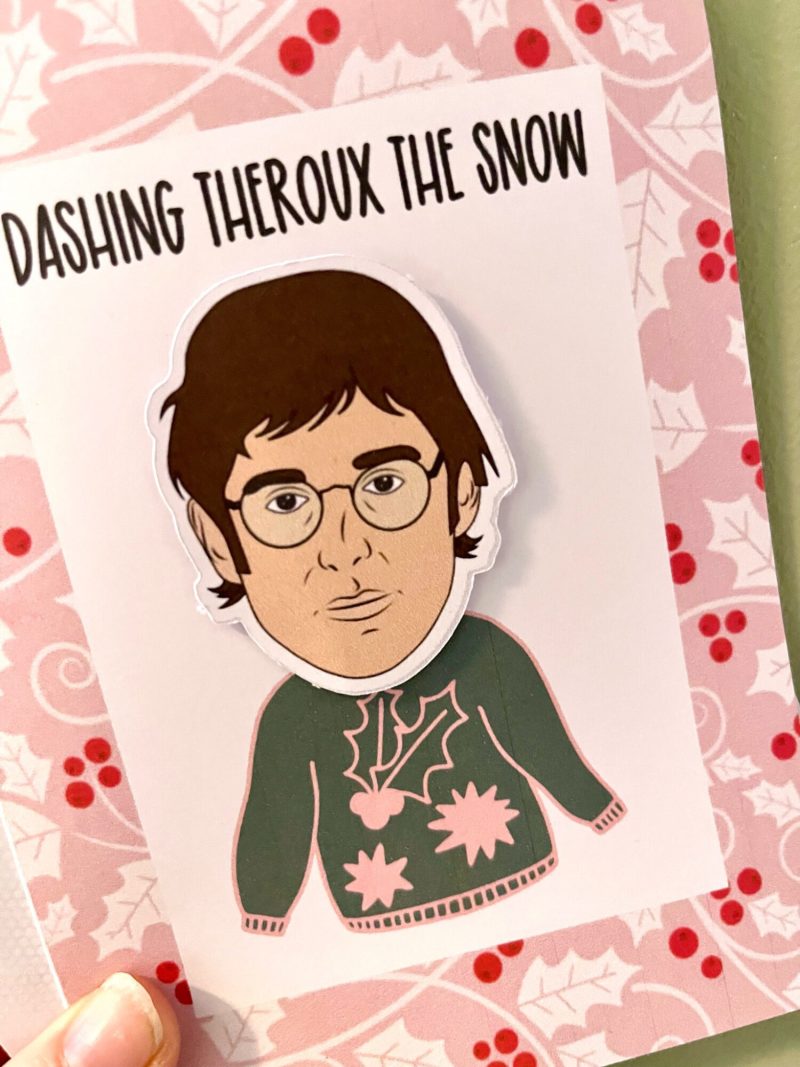 Dashing Theroux The Snow Christmas Card