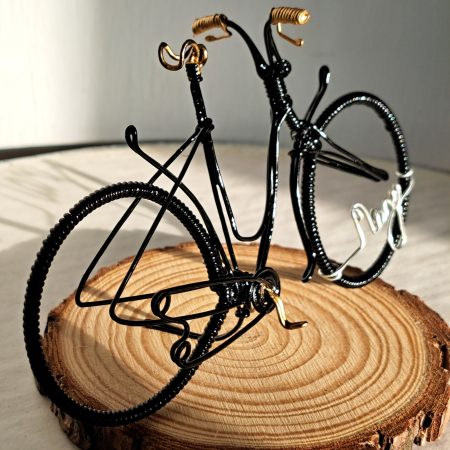Ladies personalised bicycle sculpture, Gift for cyclists