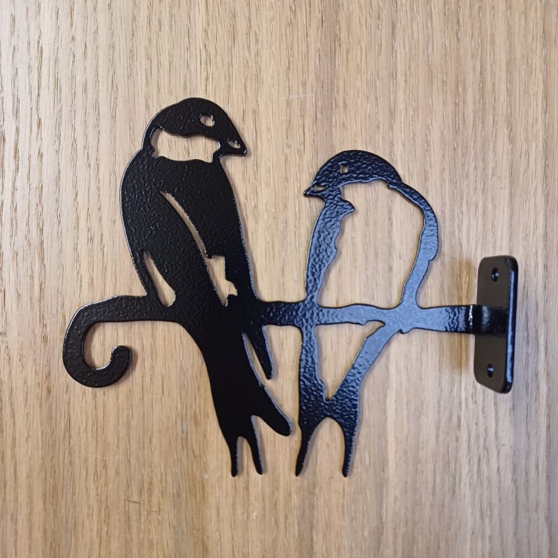 Steel Swallows Bird Feeder Hanger