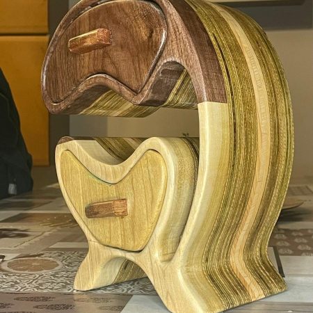 The Ultimate Gift: Handmade Half-Moon Box for Precious Jewels