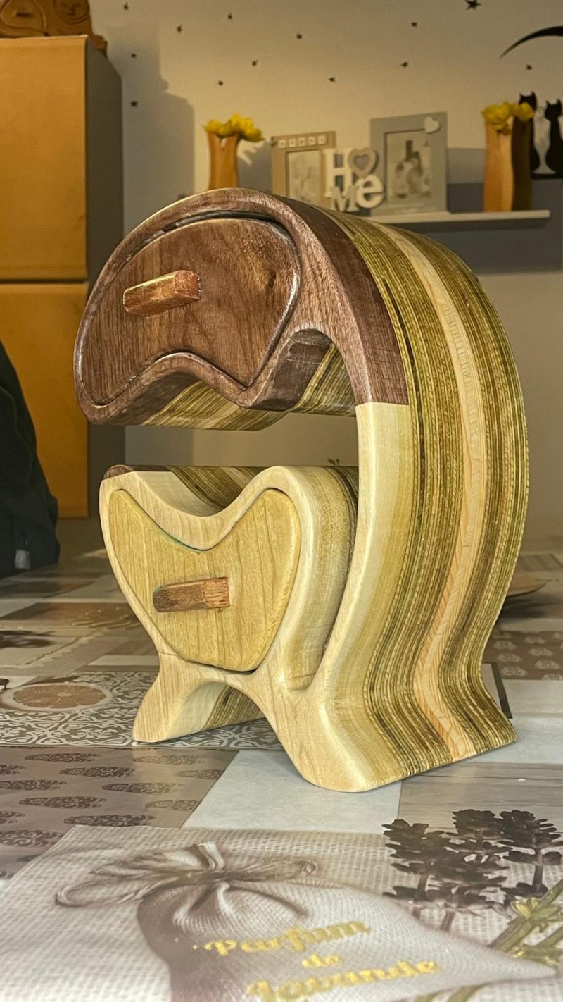 The Ultimate Gift: Handmade Half-Moon Box for Precious Jewels