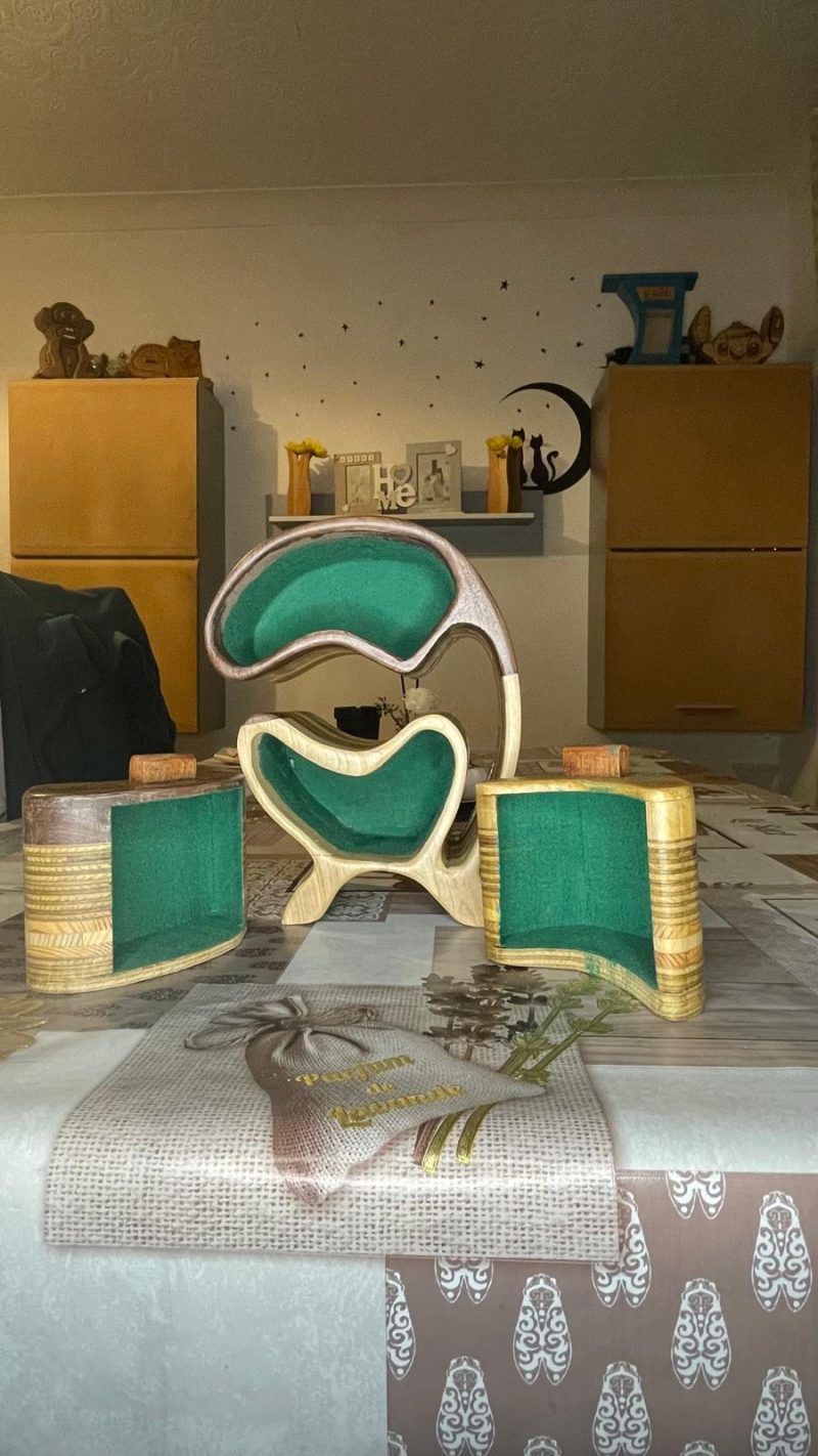 The Ultimate Gift: Handmade Half-Moon Box for Precious Jewels