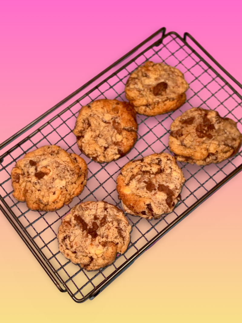 10 Artisan Gluten Free Triple Chocolate Cookies - Luxury 125g Handcrafted