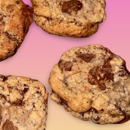 10 Artisan Gluten Free Triple Chocolate Cookies - Luxury 125g Handcrafted