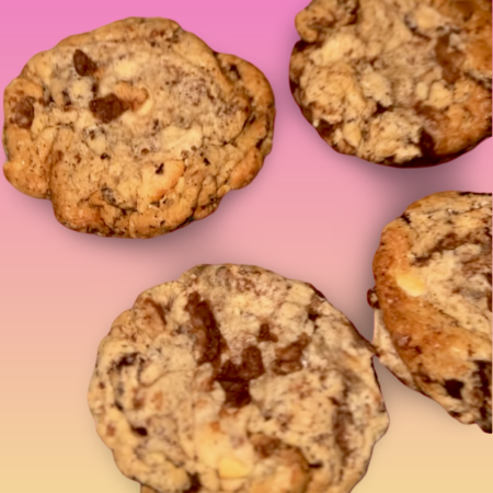 10 Artisan Gluten Free Triple Chocolate Cookies - Luxury 125g Handcrafted