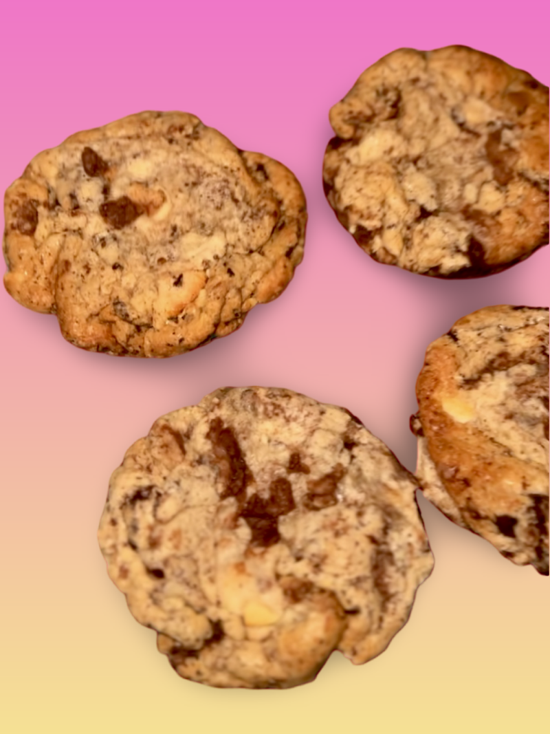 10 Artisan Gluten Free Triple Chocolate Cookies - Luxury 125g Handcrafted