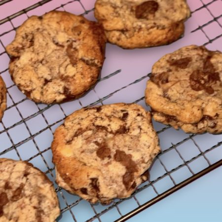 10 Artisan Gluten Free Triple Chocolate Cookies - Luxury 125g Handcrafted