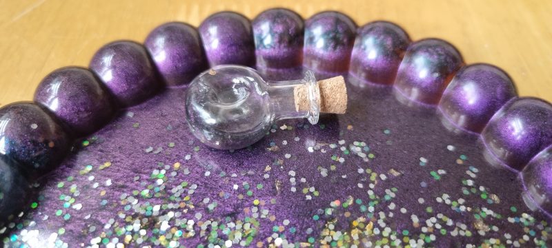 Handmade resin bubble coaster (circle), galactic, flowers, doughnuts, mosaic and more