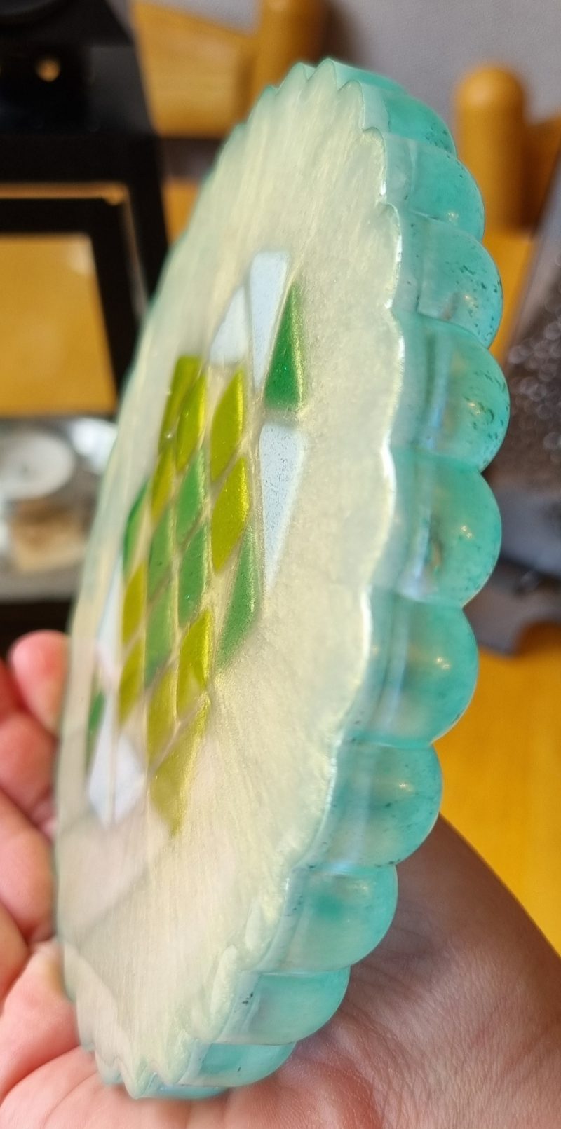 Handmade resin bubble coaster (circle), galactic, flowers, doughnuts, mosaic and more