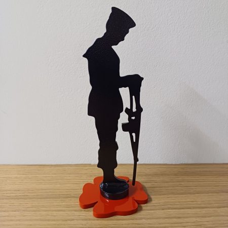 Steel Sailor & Poppy Statue