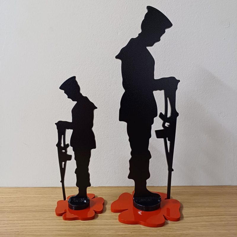 Steel Sailor & Poppy Statue