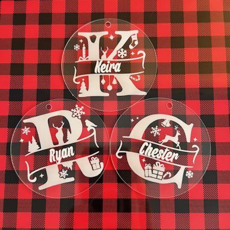 Personalised Acrylic Christmas Bauble