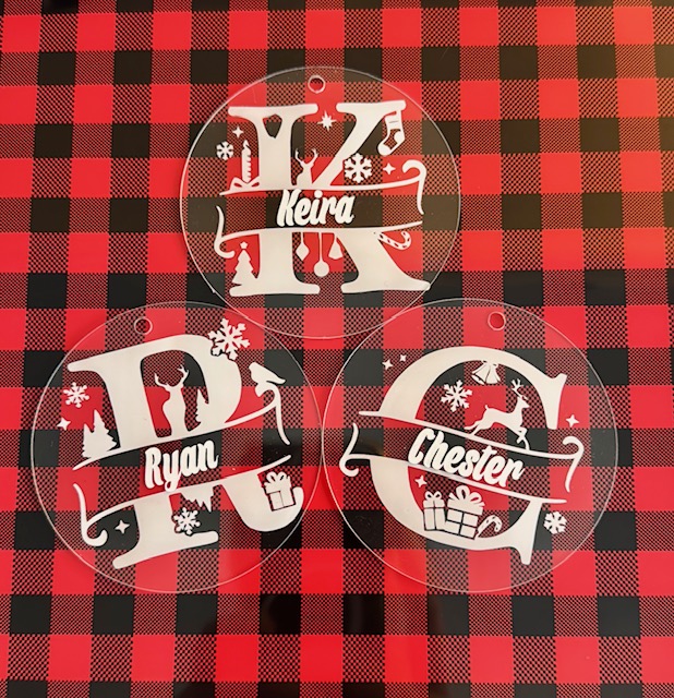 Personalised Acrylic Christmas Bauble