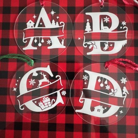Personalised Acrylic Christmas Bauble