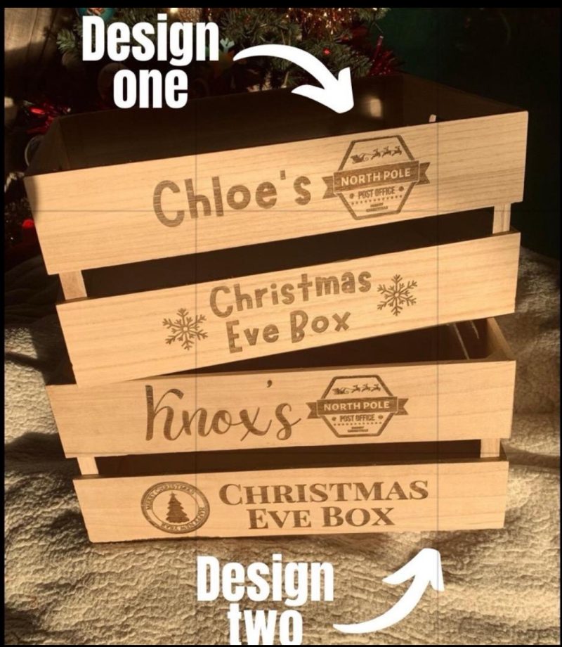 Christmas Eve box / crate