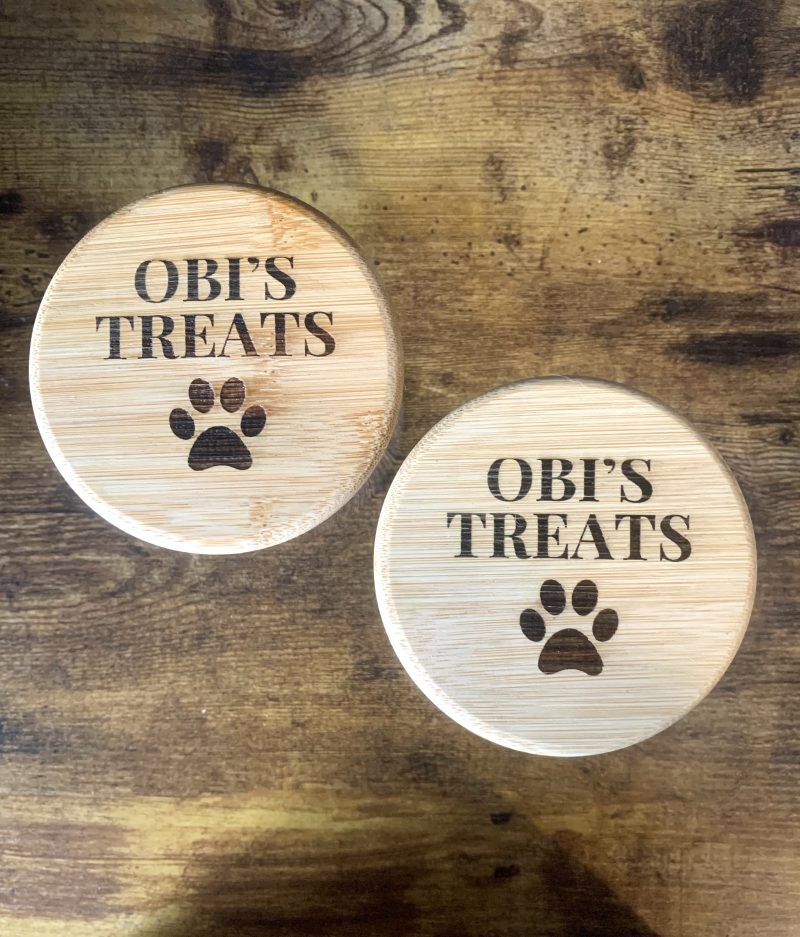 Personalised dog pet treat jar | gift for animal lover, dog lover