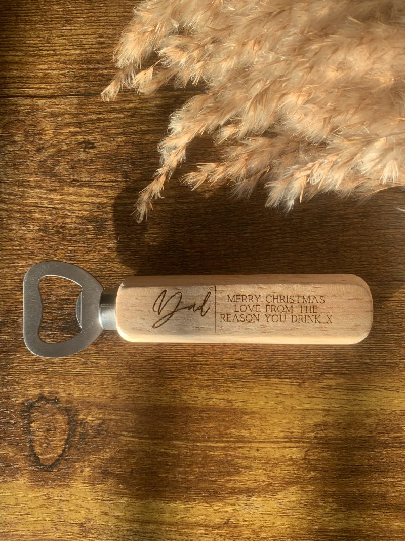 Personalised custom bottle openers | gift for him | gift for dad or grandad