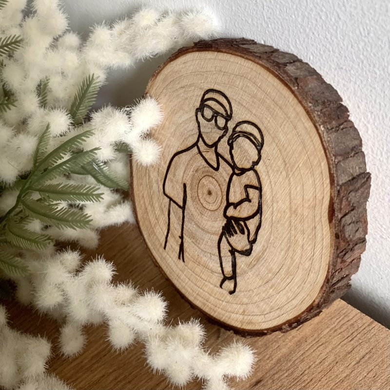Personalised custom photo gift | line drawing | perfect gift for all the family