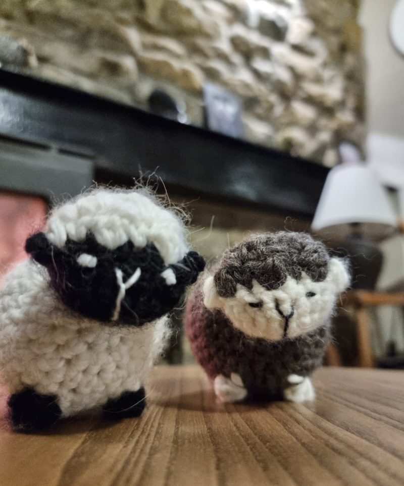 Crochet wooly sheep
