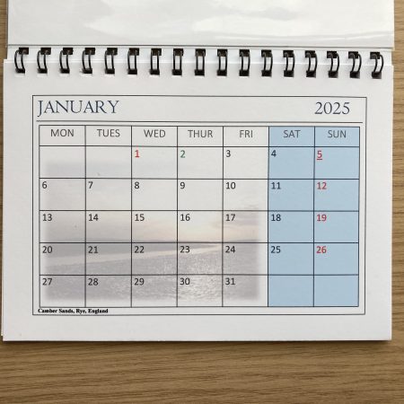 Personalised Calendar With Photo Pocket | Magnetic Calendar For Fridge 2026 A6 Size
