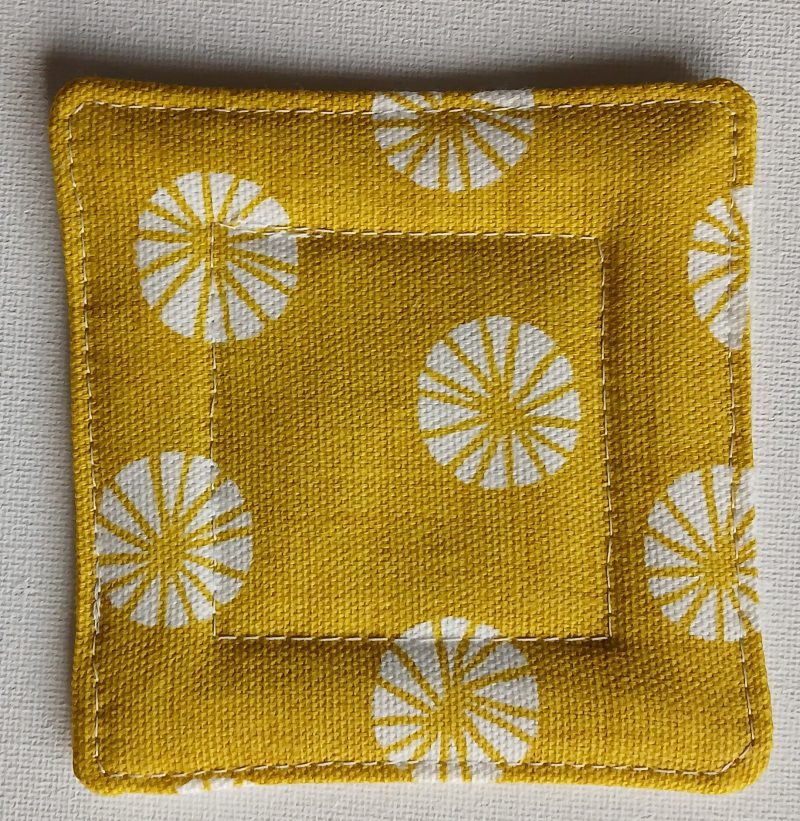 Set of 4 handmade quilted coasters