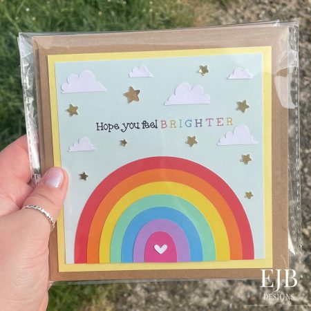 Get Well Soon Card | Rainbow | Colourful Cards | Handmade