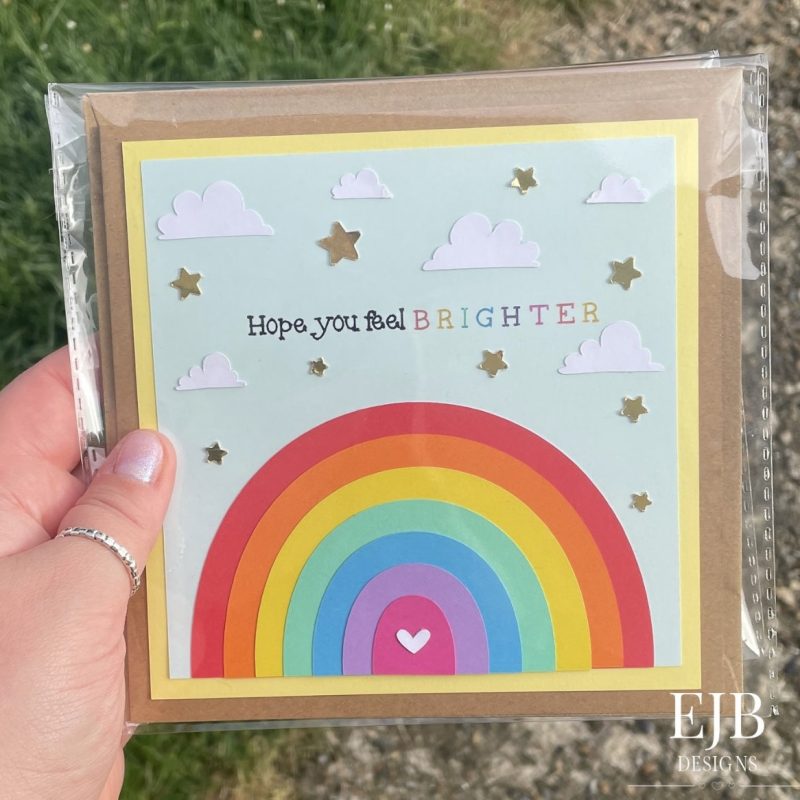 Get Well Soon Card | Rainbow | Colourful Cards | Handmade
