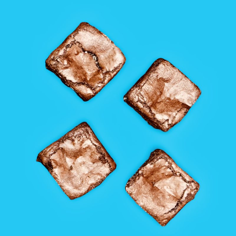 12 Luxury Handcrafted Belgian Chocolate Brownies - Fudgy Chocolate Heaven