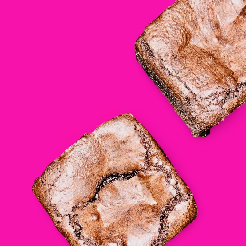12 Luxury Handcrafted Belgian Chocolate Brownies - Fudgy Chocolate Heaven
