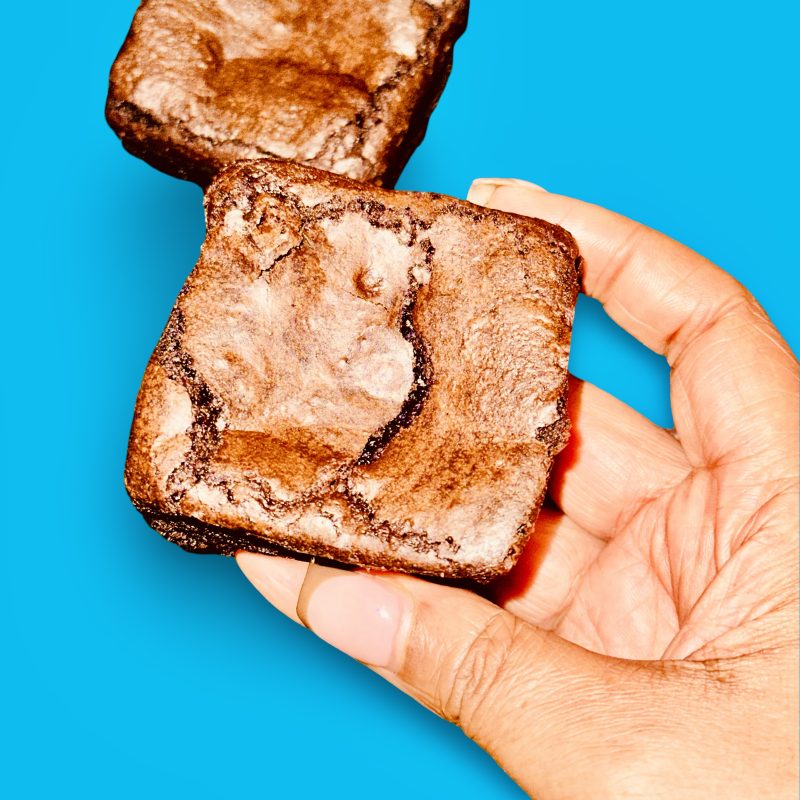 12 Luxury Handcrafted Belgian Chocolate Brownies - Fudgy Chocolate Heaven