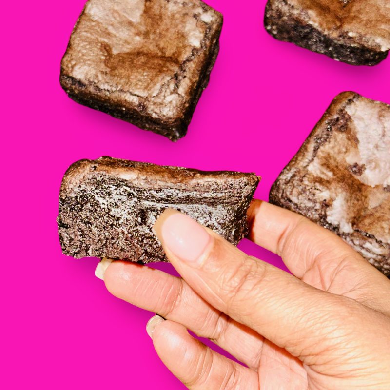 12 Luxury Handcrafted Belgian Chocolate Brownies - Fudgy Chocolate Heaven