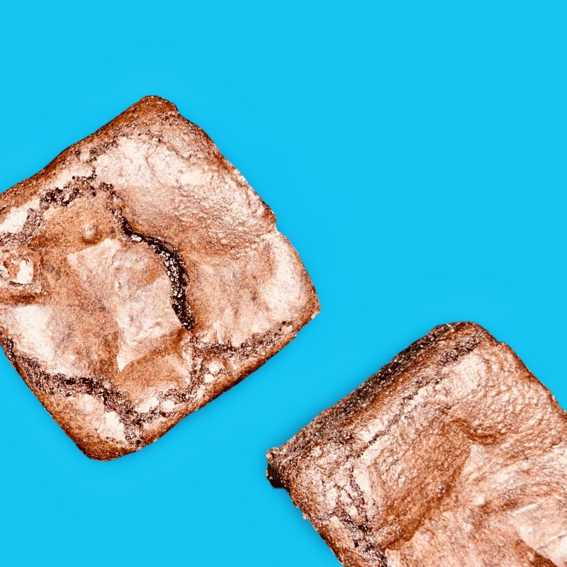 6 Luxury Handcrafted Belgian Chocolate Brownies - Fudgy Chocolate Heaven